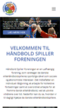 Mobile Screenshot of haandboldspiller.dk
